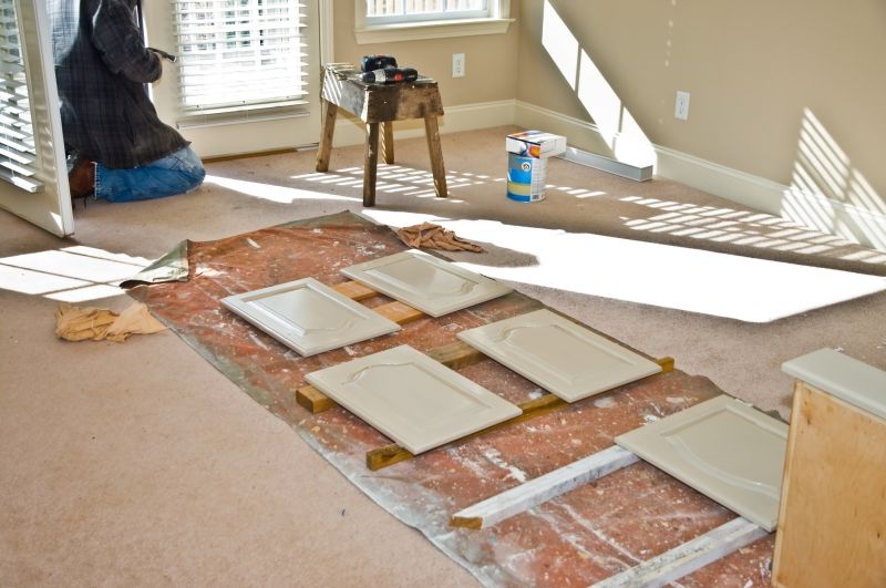 Cabinet Door Paint Stripping